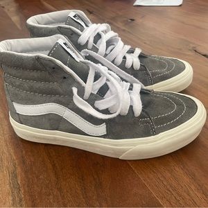 Gray suede old skool vans